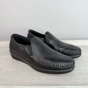 SAS black leather Dream Comfort women’s loafer size 7